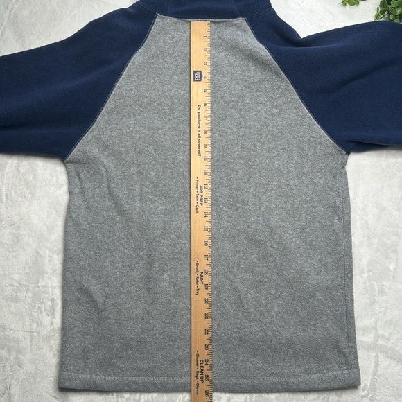 Disneyland Fleece Hoodie sweatshirt gray blue size small S 1955 Disney land - Picture 6 of 6